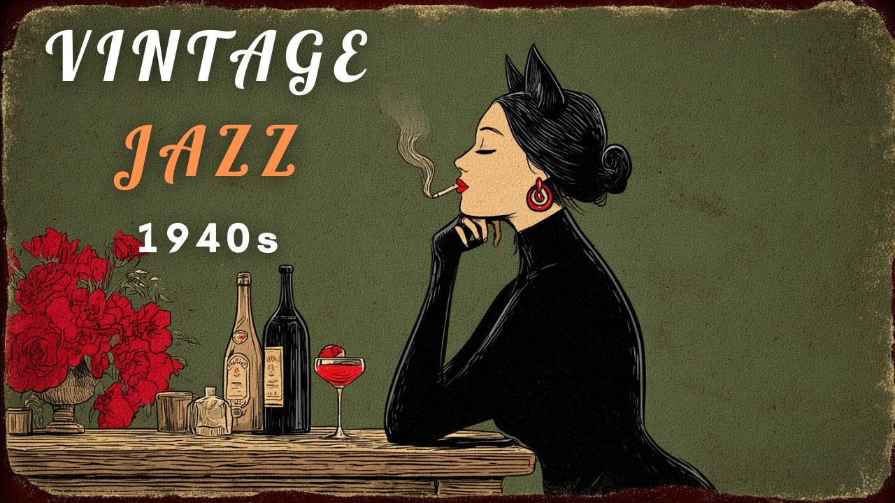 1940's Vintage Jazz Playlist - Sepia holds the weight of a vanishing era. | MEOW JAZZ