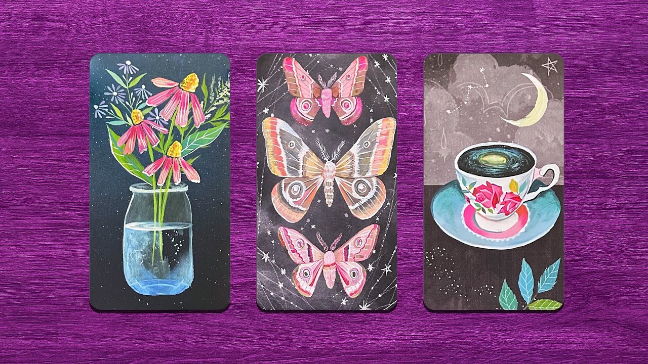 ¿Qué piensa cuando vienes a su mente? 🥰🫣🦋 💜 Tarot interactivo 💜