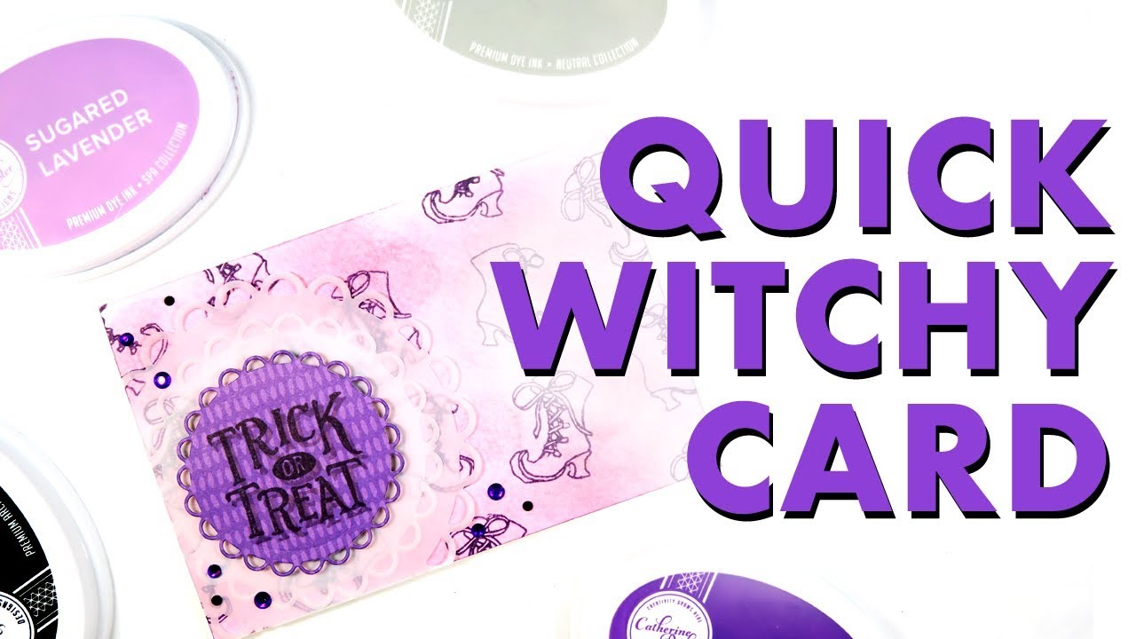 EASY HALLOWEEN CARD // Save the Crafty Youtuber Hop (with giveaways!)