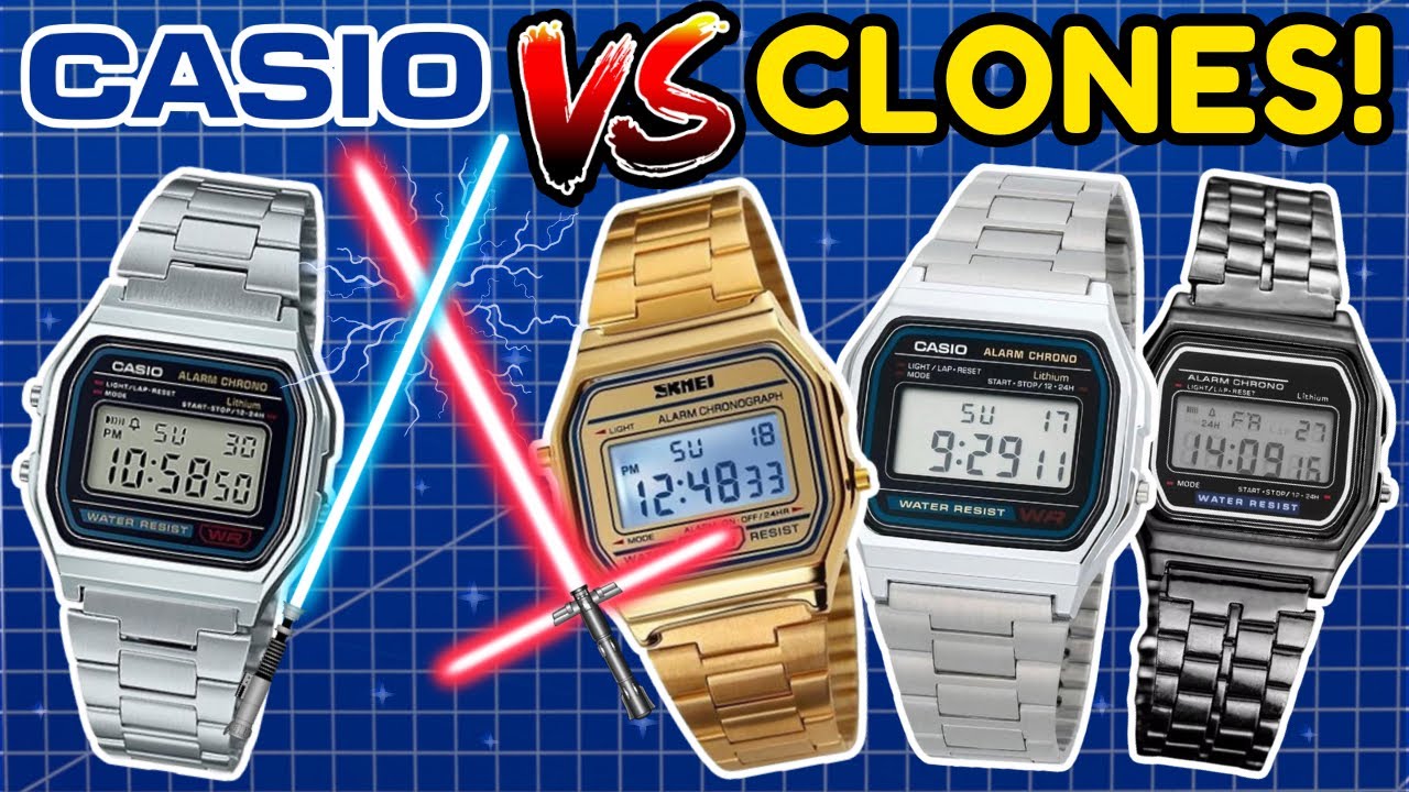 ⚔ Casio A158W против SKMEI 1123 👥 АТАКА КЛОНОВ #3! ✨