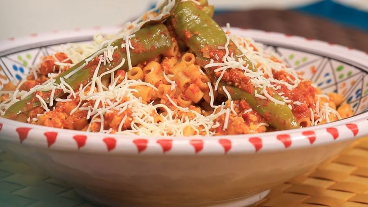 Pâte Sauce bolognaise au poulet - مقرونة مع صلصة بولونيز بالدجاج