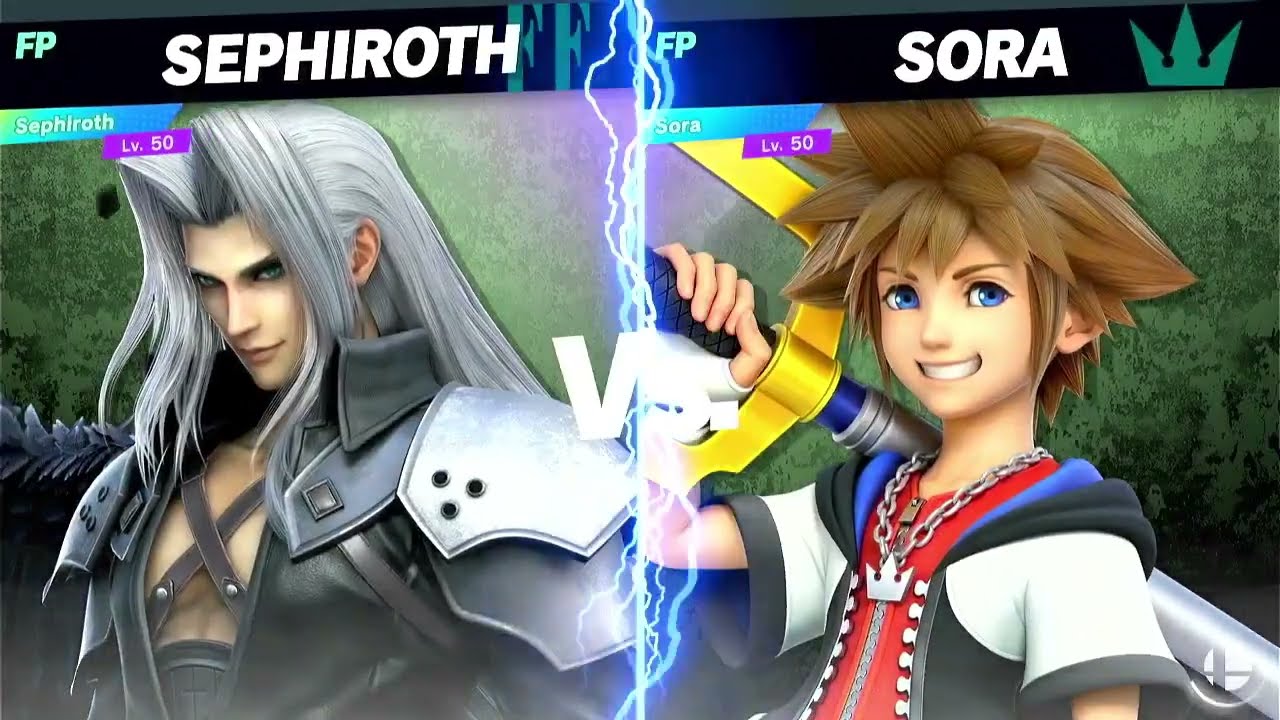 Super Smash Bros Ultimate Amiibo Fights Sephiroth vs the World #89 vs Sora