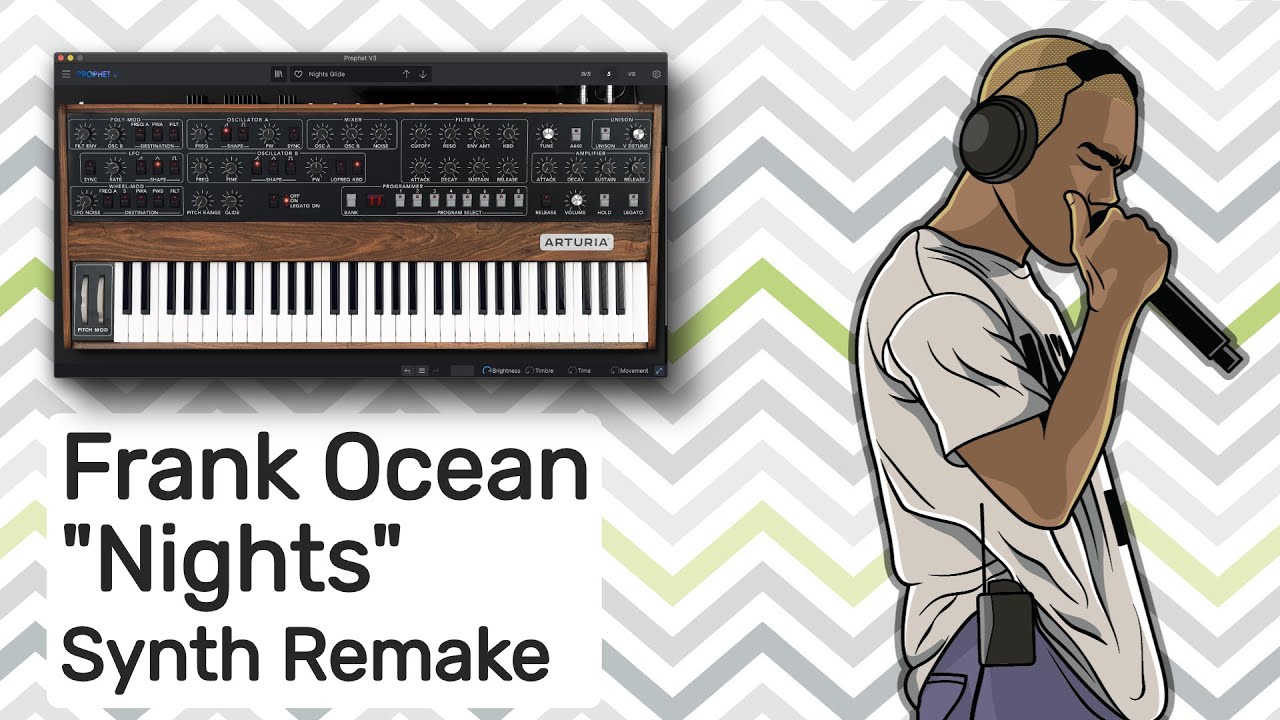 Frank Ocean - Nights (Instrumental Synth Remake)