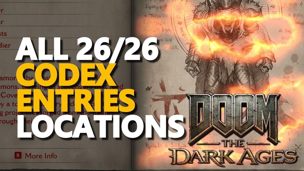 All Codex Entries Locations Doom The Dark Ages