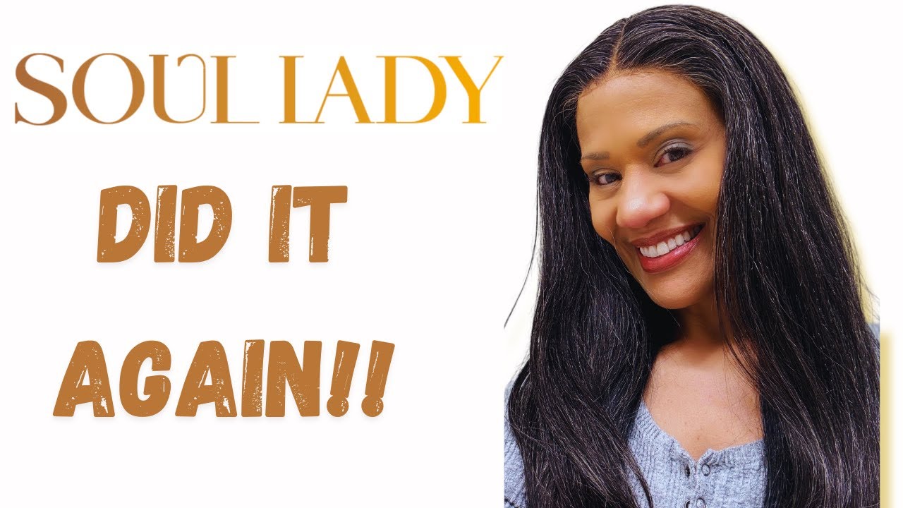 SALT AND PEPPER SOUL LADY 13x4 HUMAN HAIR WIG @SOUL LADY WIGS