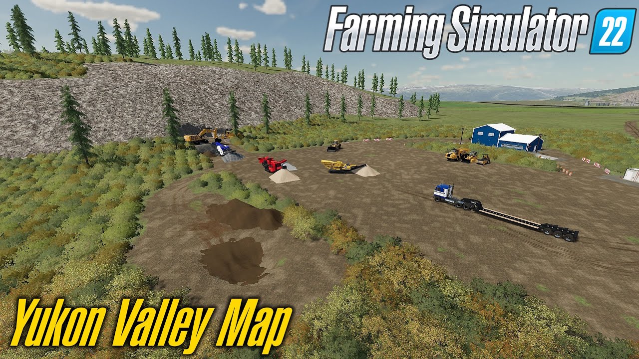 FS22 🚧 Build A Portable Terrafarm Mine At Yukon 🚧 Farming Simulator 22 Mods