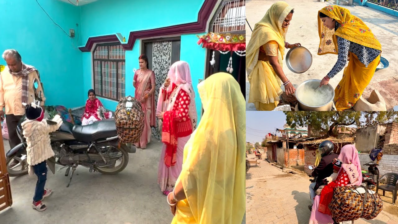 💁‍♀️इतने दिनों बाद खुशियों का दिन आया है😁पूरे परिवार साथ मनाया त्यौहार🎊सज धज कर कहाँ के लिए💃निकल पड़े