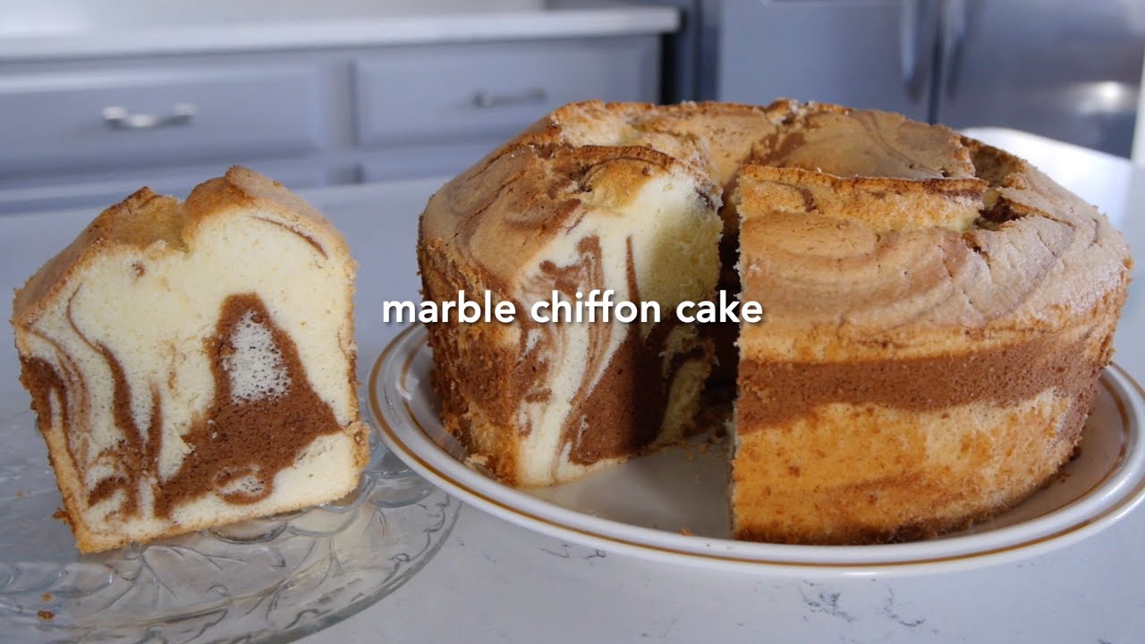 marble chiffon cake