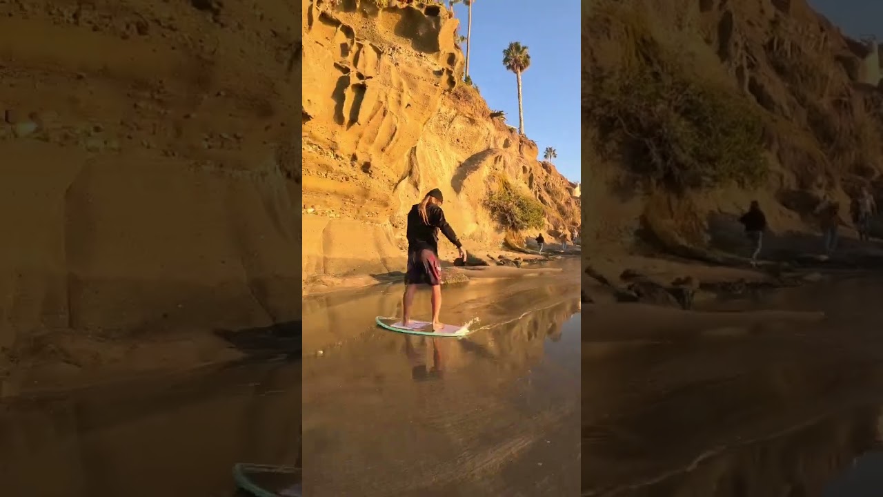 Flatland skimboarding paradise @SoLagLocal || #shorts #shortsvideo #skimboarding #skimboard