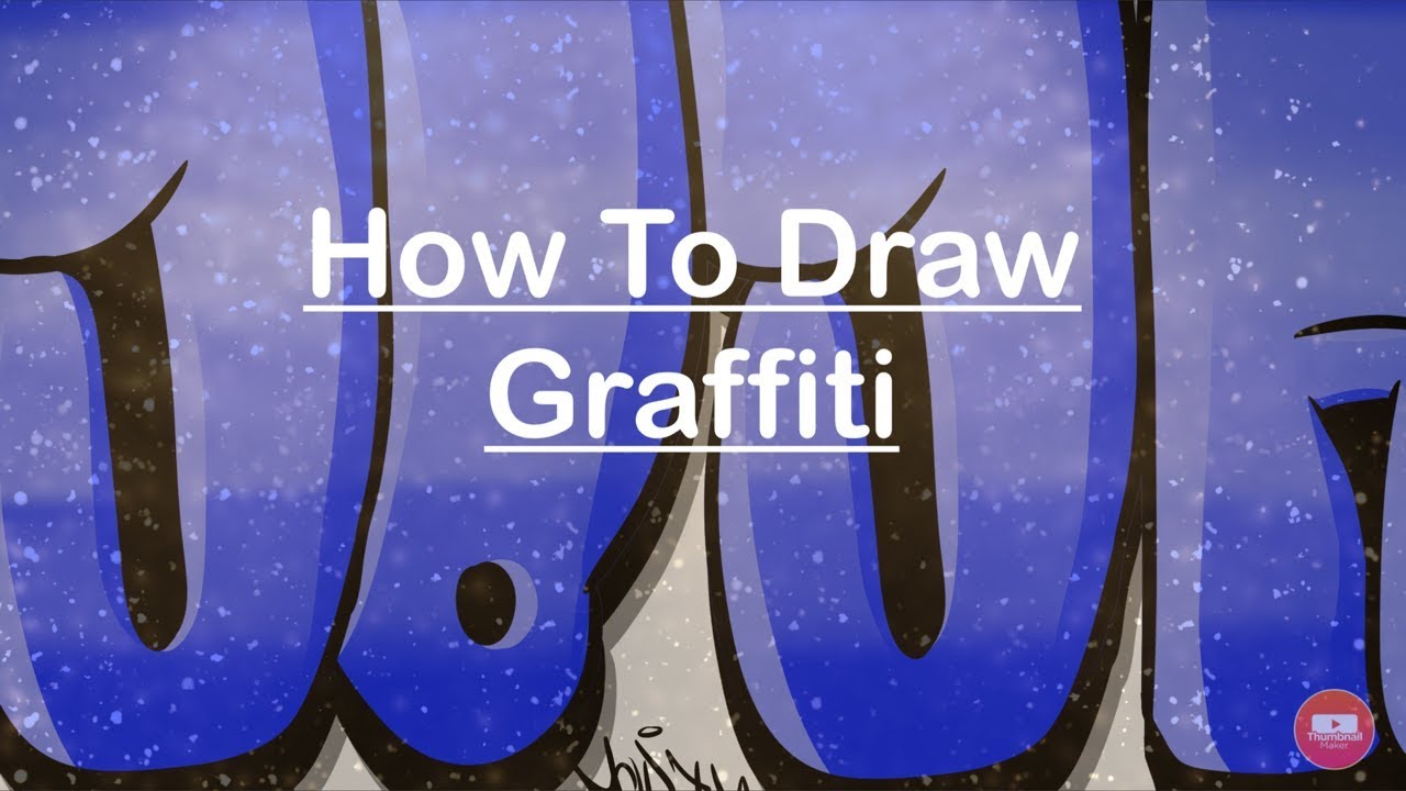 Draw Graffiti - ThowUp style in Medibang Paint (Digital Graffiti #05)