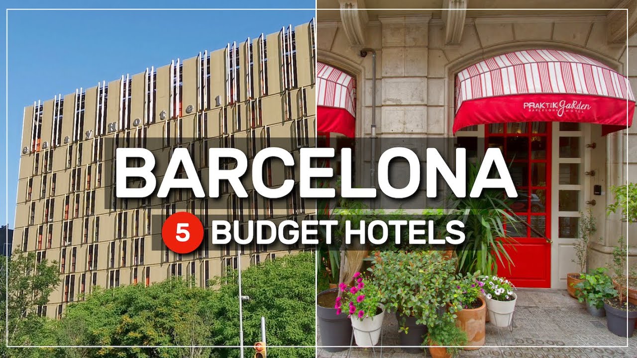 ➤ 5 top BUDGET hotels in BARCELONA 🏨 #018