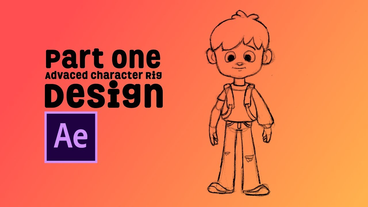 After Effects Tutorial Part 1 - Character Rig | Character Design - Backwoods Animation Studio