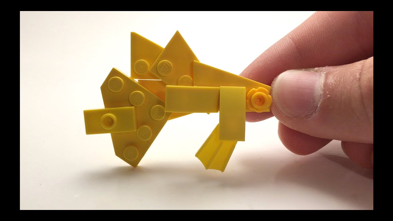 How to Build a LEGO Beta Fish from ONLY 10 Bricks! (Tutorial)