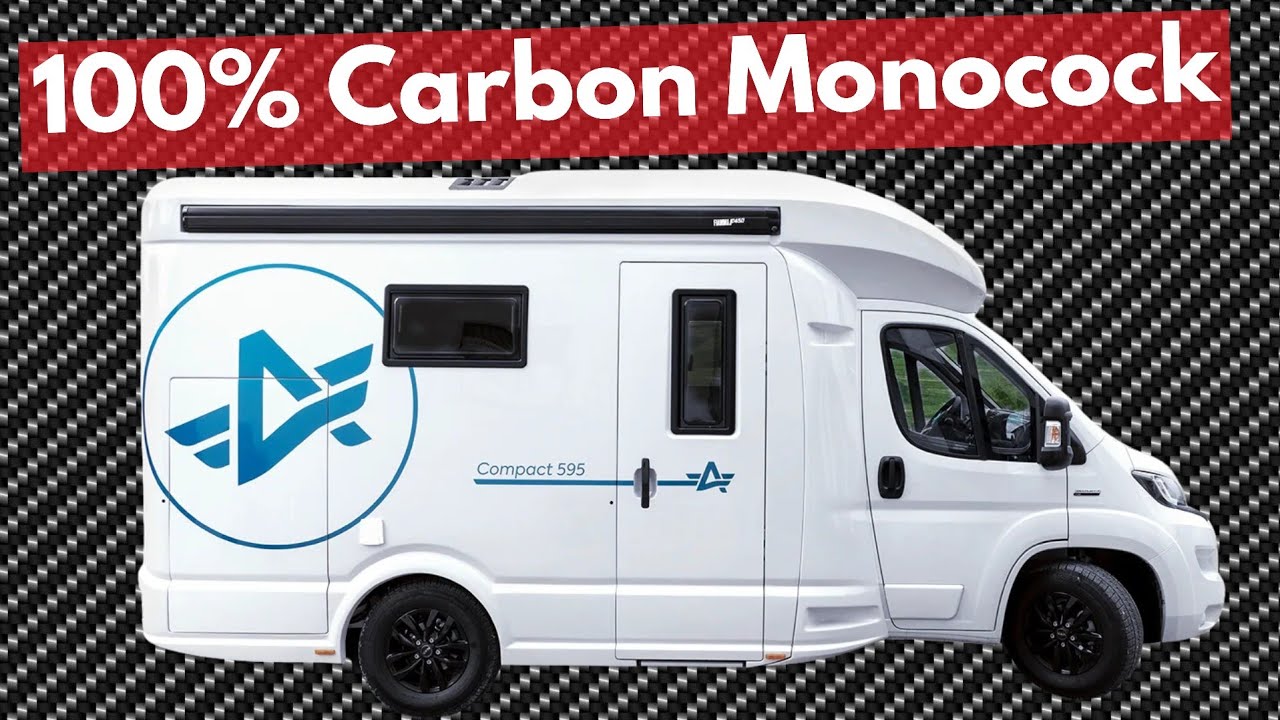 MONOCOCK WOHNMOBIL 100% CARBON 💥 Altlantis 595 Campervan superkurz und superleicht