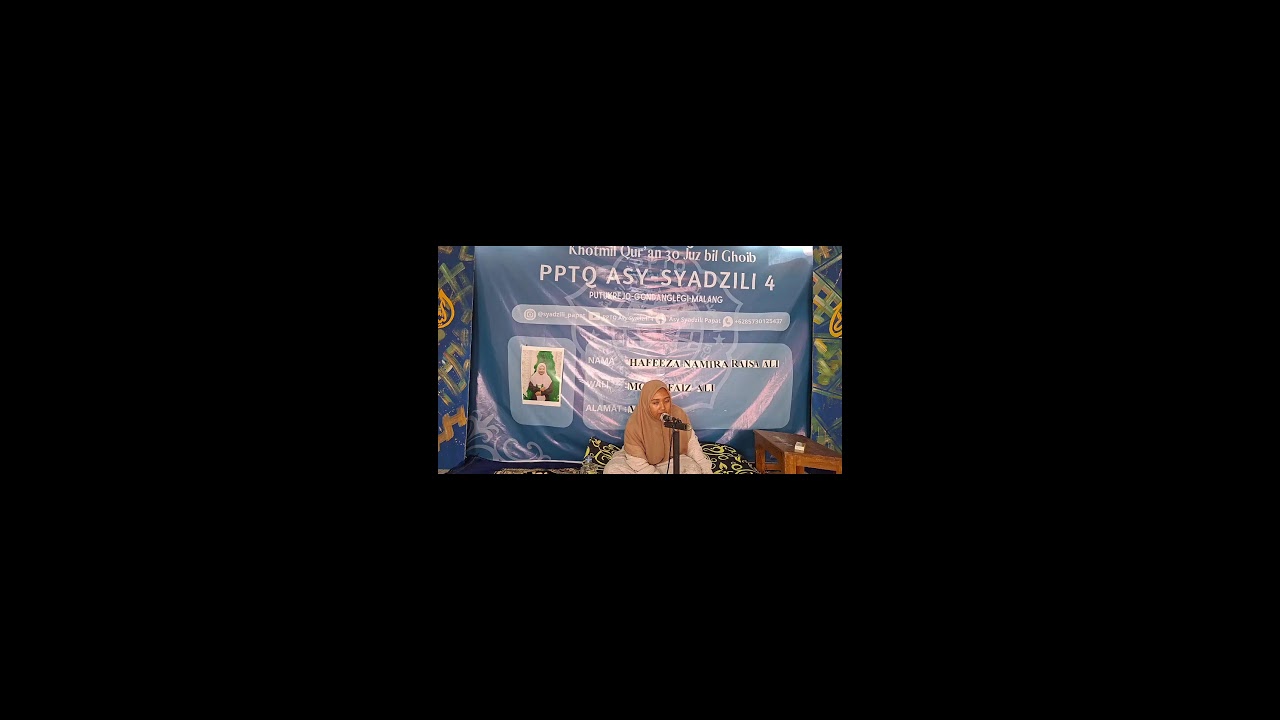 Live Streaming Tasmi' & Tasyakuran Khotmil Qur'an 30 Juz | Hafeeza Namira Raisa Ali