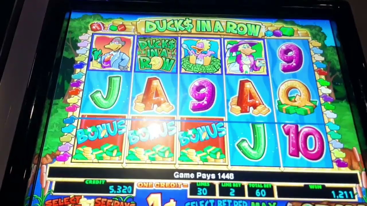 CAN THIS SLOT MACHINE HELP GET MY DUCKS IN A ROW? LOW ROLLER MINIMUM BETS AT MYSTIC LAKE CASINO.