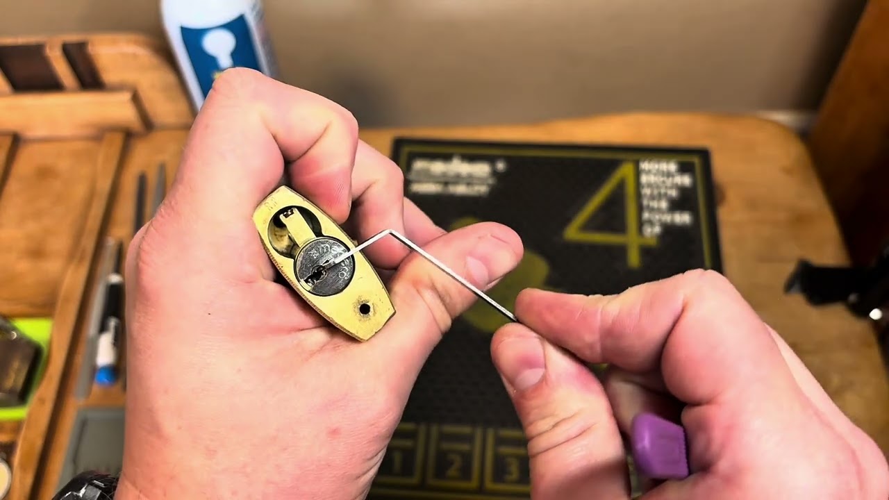 Medeco X4 picked and gutted