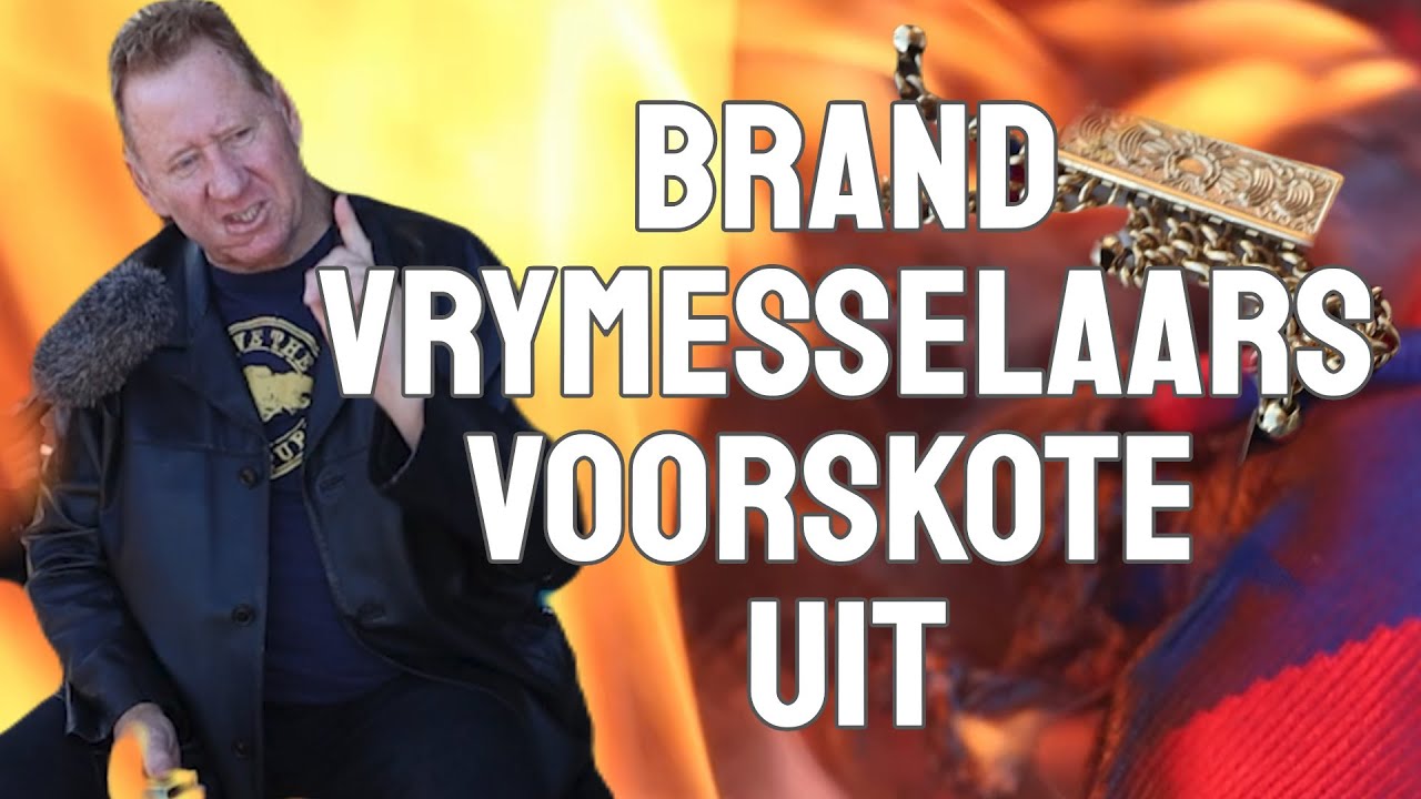 Brand voorskote uit(vrymesselaars) | Rooies Strauss