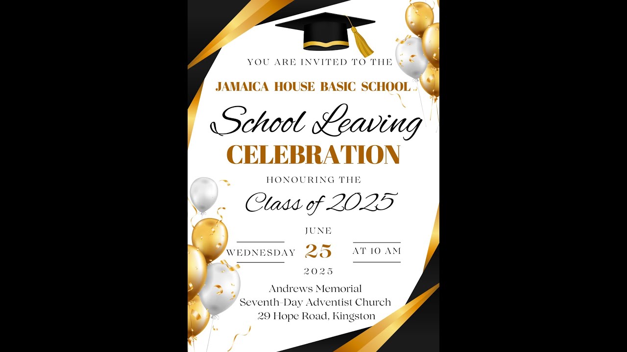 jamaica house basic school graduation 2025