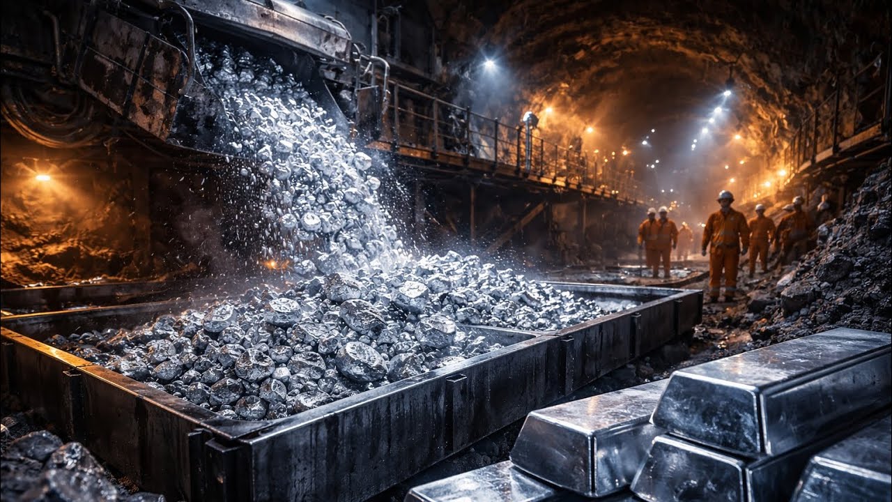 COME si fa ESTRAZIONE dell'ARGENTO 🛠 | All'INTERNO della MINIERA d'argento più grande del MONDO