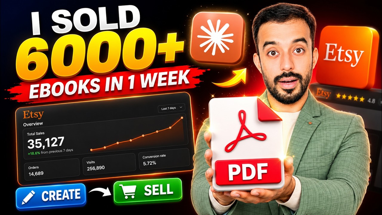 I Sold 6000+ E-books a Week | How to Create an ebook for Beginners and Sell It Online