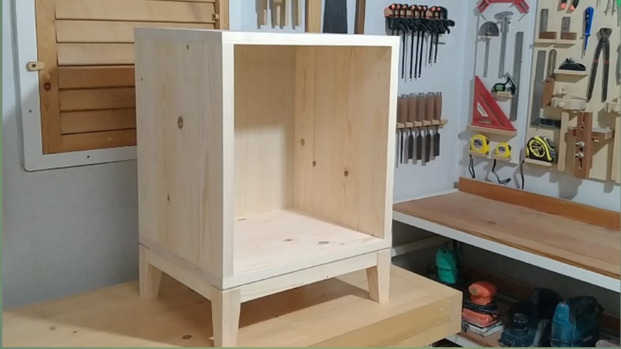 Membuat Nakas / Bedside Table (Basic) - DIY Woodworking