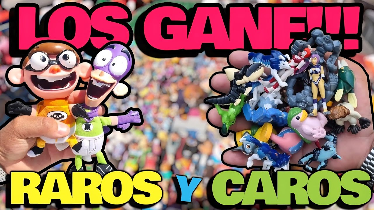 Compre los Juguetes MAS RAROS y CAROS del Tianguis de LA NEZA #fanboyandchumchum #monsterrancher