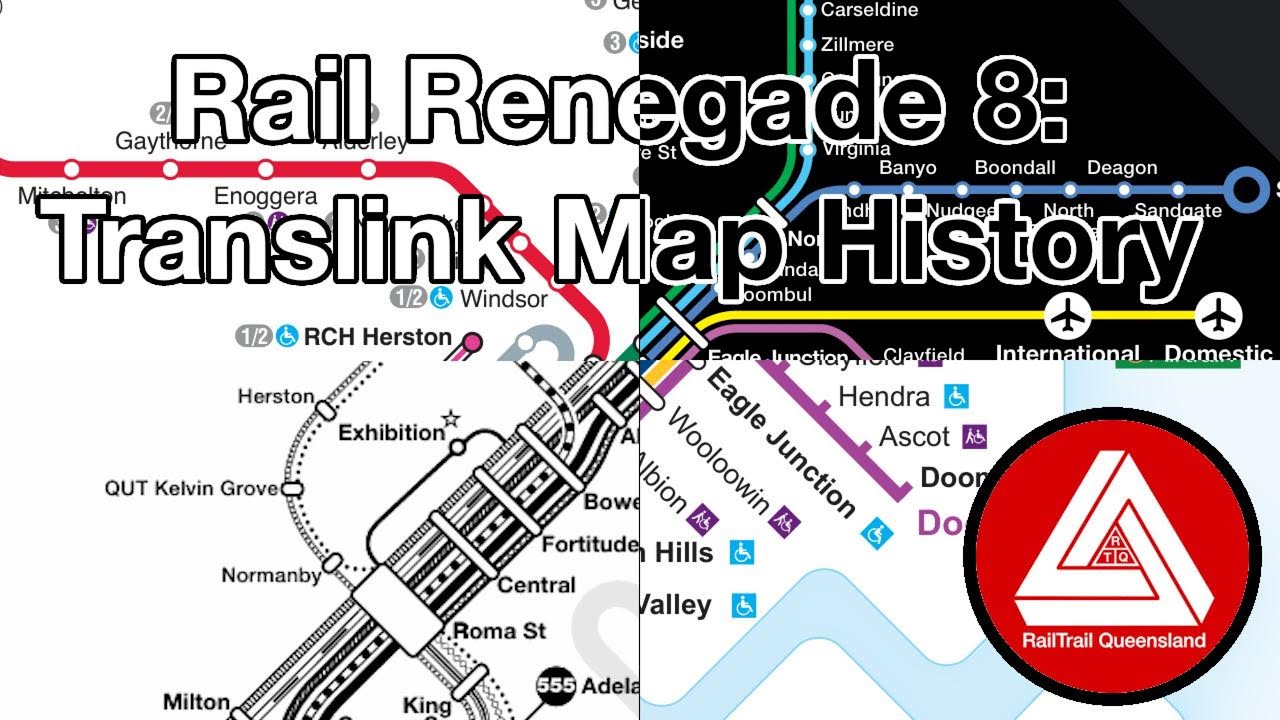 Rail Renegade VIII - The Complete History of SEQ Bus and Rail Network Maps