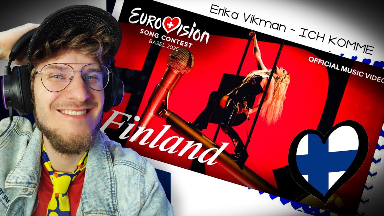First Time Reacting to Finland Eurovision 2025 | Erika Vikman - ICH KOMME | Eurovision Reaction 2025