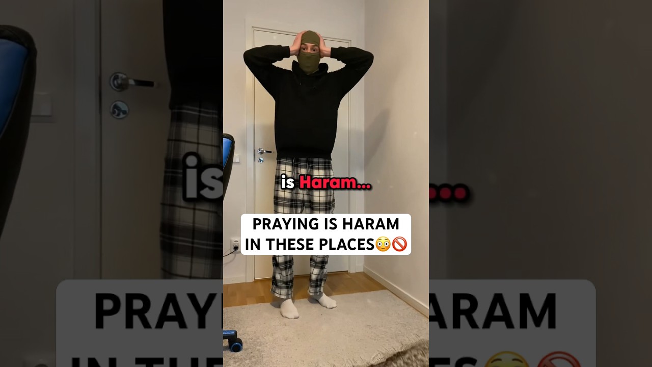 Don&rsquo;t Pray Salah In These Places! #islamicshorts #shorts