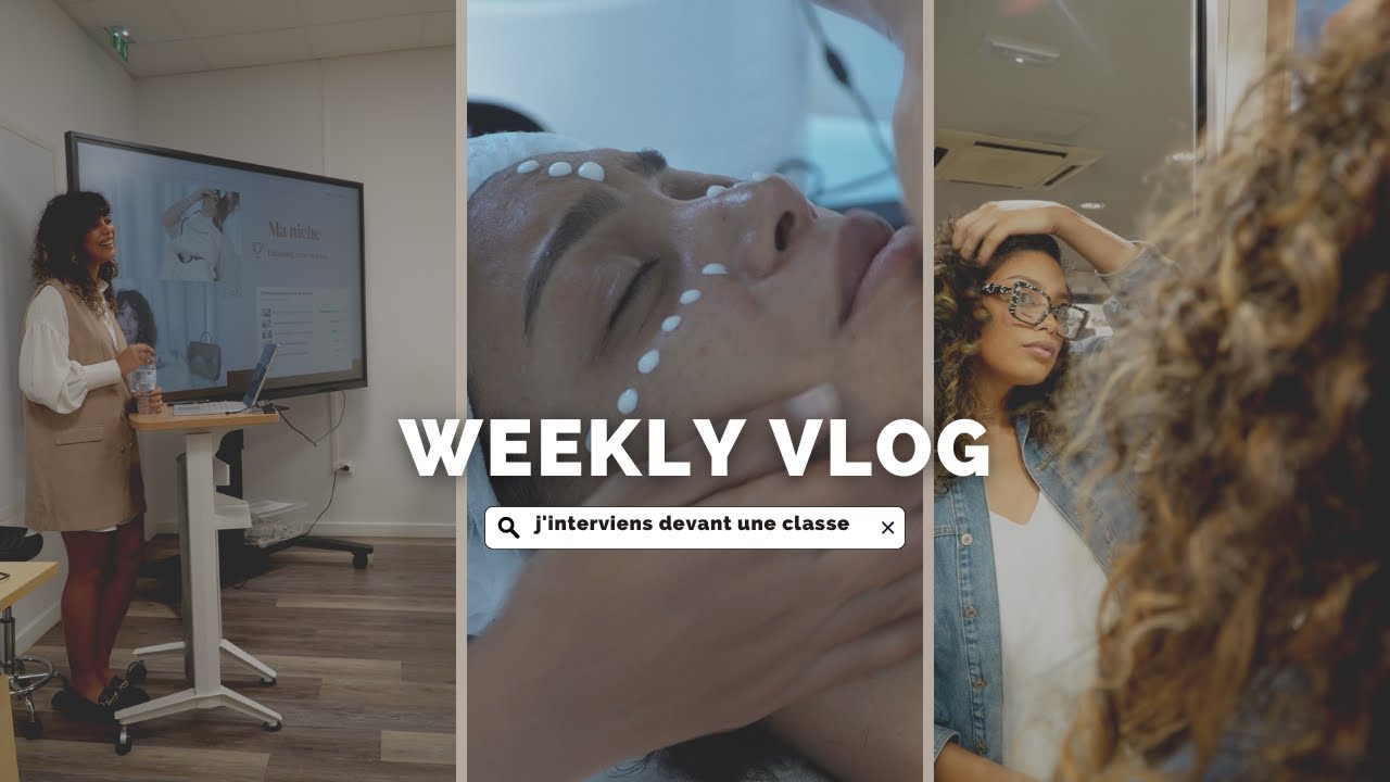 Weekly Vlog - j'interviens devant une classe