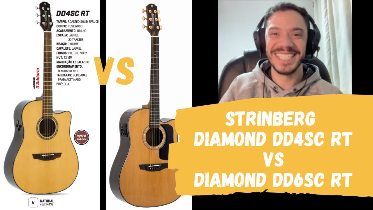 Qual violão Strinberg comprar | violão strinberg diamond dd4sc rt ou strinberg diamond dd6sc rt