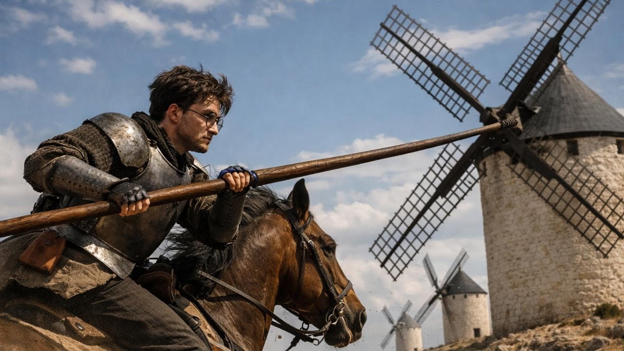 Harry Potter as Don Quixote — A Cinematic Crossover (Parody Music Video)