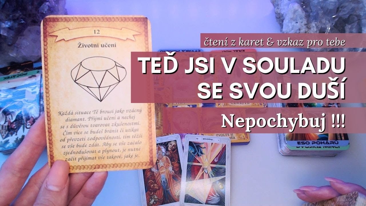 Teď jsi v souladu se svou duší * Nepochybuj o vývoji! #tarot #vykladkaret #barbraspirit