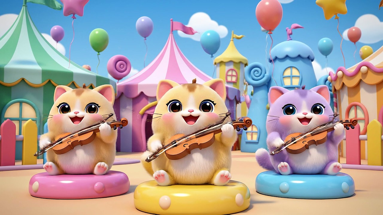La Vaca y el Violín ¡El Gran Espectáculo de Circo de la Vaca Musical! | Canciones de Circo y Rimas