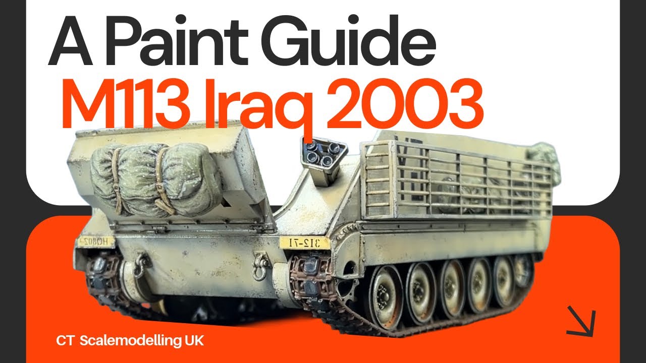 EASY Paint M113A3 Iraq 2003 #USARMY #135scale #gulfwar #apc #desertcamo