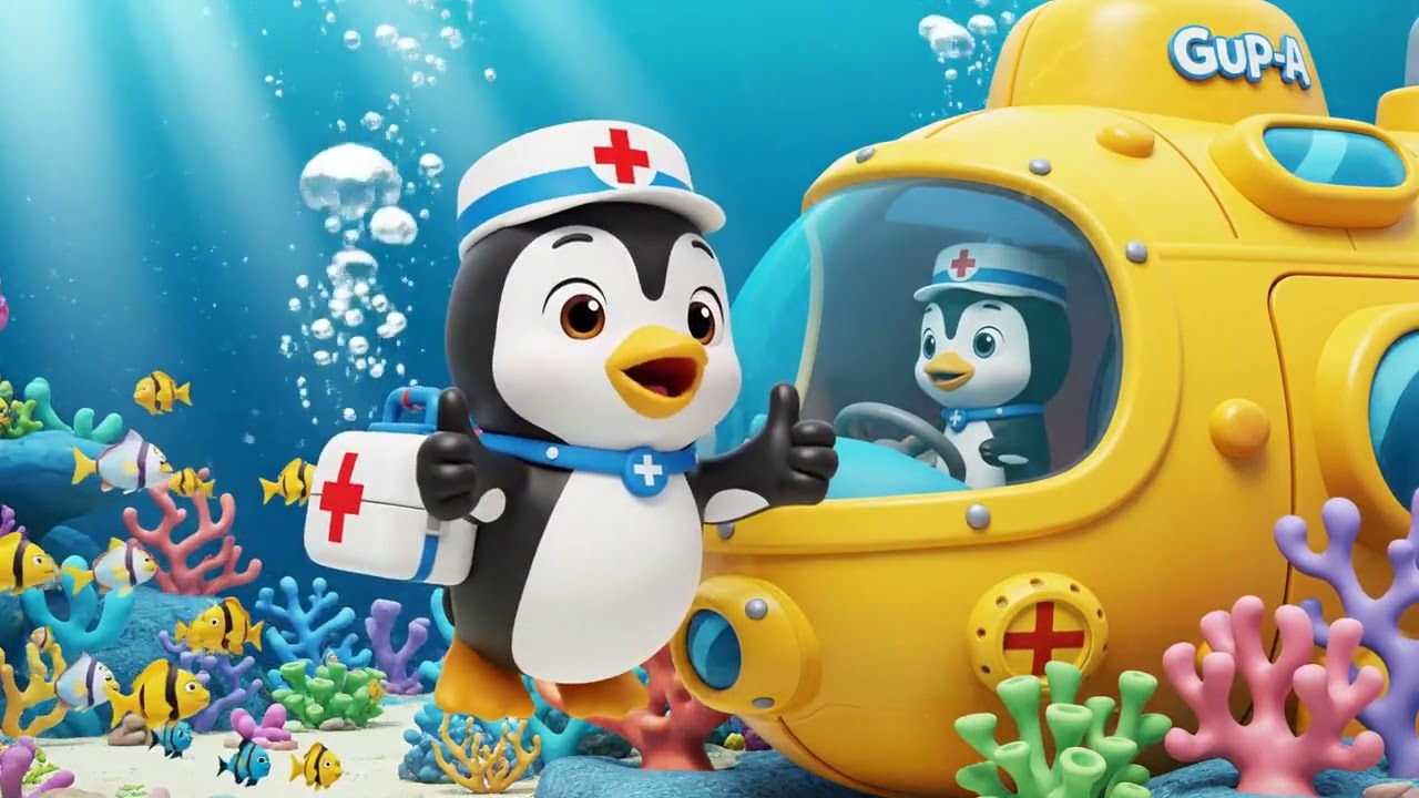 Octonauts: The Living Submarine Rescue! 🐚 Save the Chambered Nautilus from the Surface!
