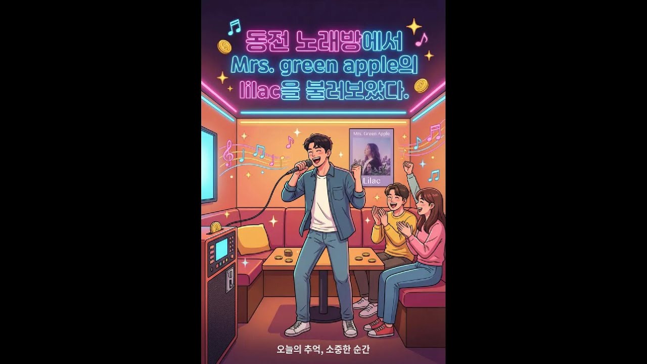 [GAIN만족]동전 노래방에서 Mrs.GREEN APPLE의 lilac을 불러보았습니다.