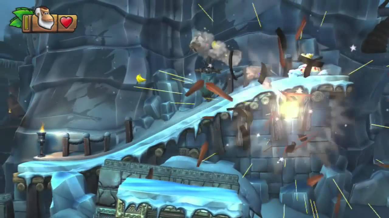 Donkey Kong Country Tropical Freeze - 6-3 Glatteistrümmer - Extraschwer