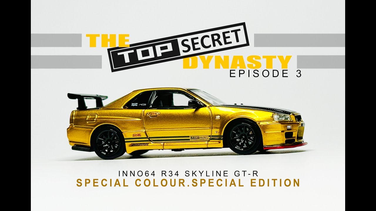 Совершенно секретная династия, эпизод 3 | Специальное издание Gold R34 | Malaysia Diecast Expo 2024