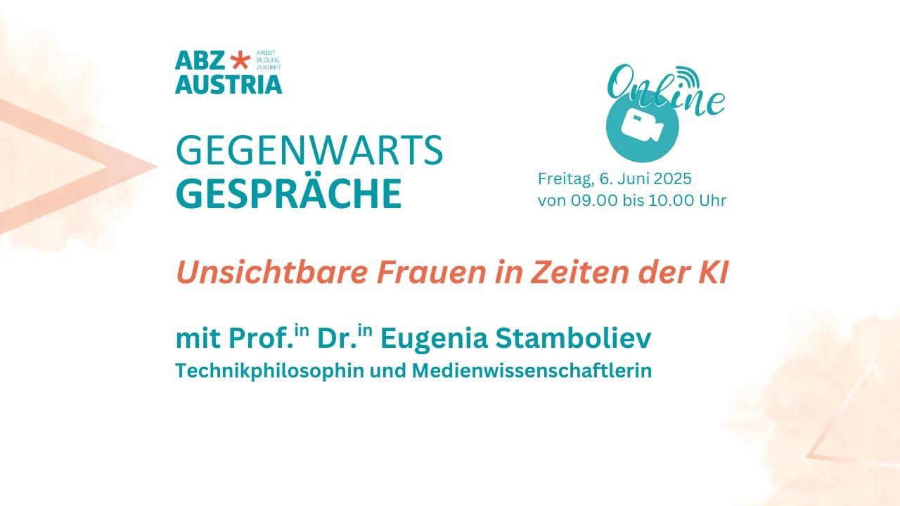 17. ABZ*AUSTRIA Gegenwartsgespräch: Prof.in Dr.in Eugenia Stamboliev