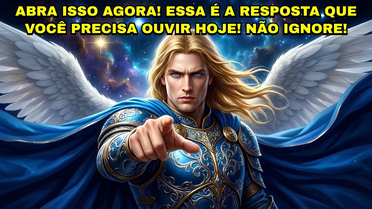 ARCANJO MIGUEL ORDENA: ABRA JÁ! ESSA É A RESPOSTA QUE VOCÊ PRECISA OUVIR HOJE!