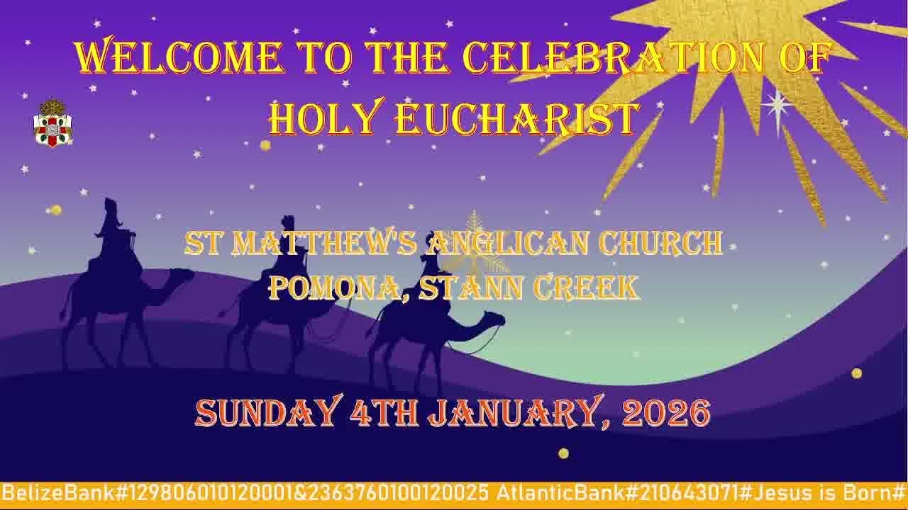 Holy Eucharist, Second Sunday After Christmas, Sunday 4th January 2026