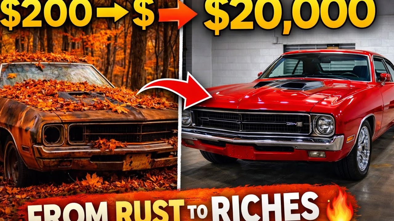 Rusty Junk Car &rarr;$20,000 Dream Build 😱 | Ultimate ASMR Restoration|#asmr #carrestoration #restoration