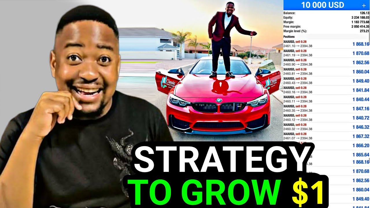 Strategy to Grow $1 into $10 000 in Less Than an Hour | Classic Forex Trader