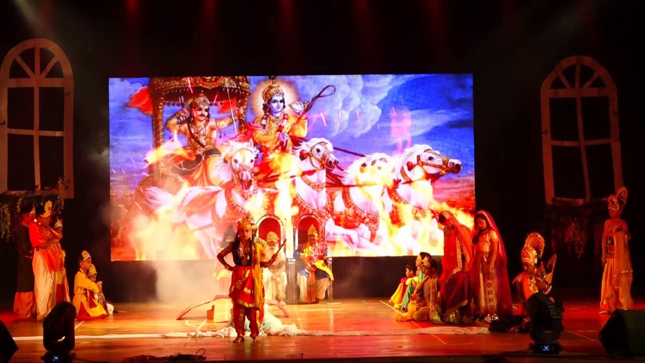 Mahabharat Act - Junior Orchid School Annual day 2023