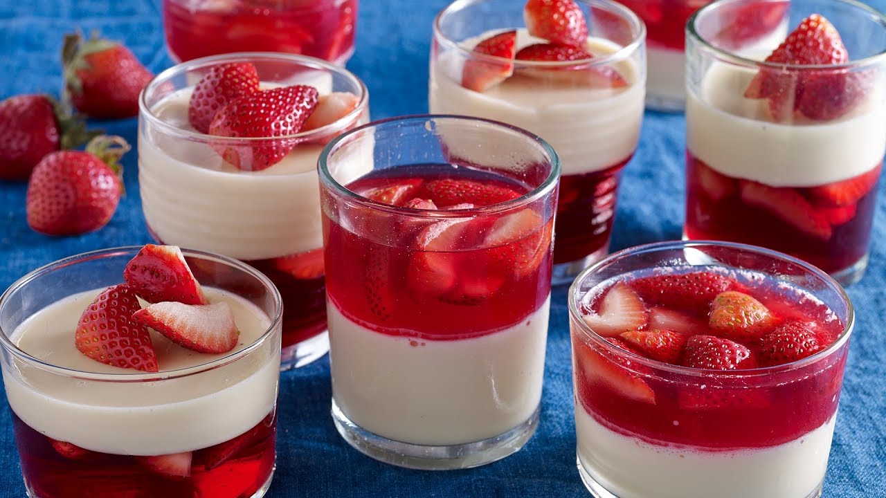 Pati Jinich - Tres Leches & Strawberry Gelatinas