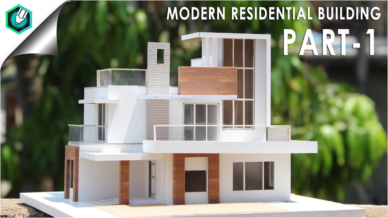 MODERN RESIDENTIAL BUILDING | How to make | EASY