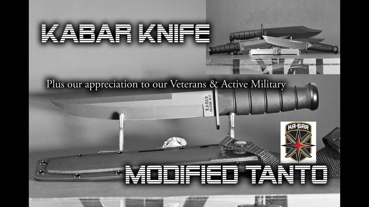 KABAR, History-The Modified Tanto, Appreciation to our active Military & Beloved Veterans #22aday.