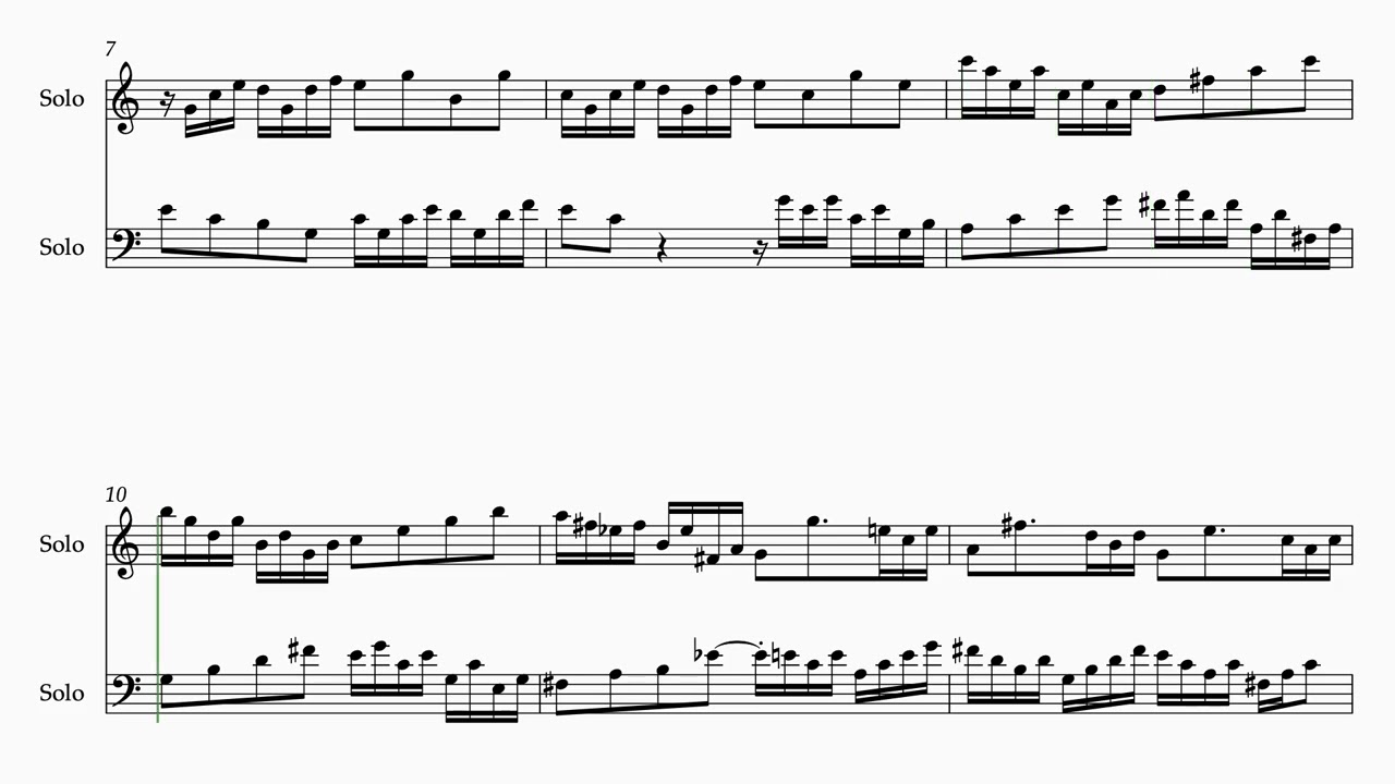 Invención 13 Bach. Para el blog